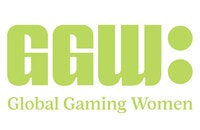 Global Gaming Women logo with lime-green text.